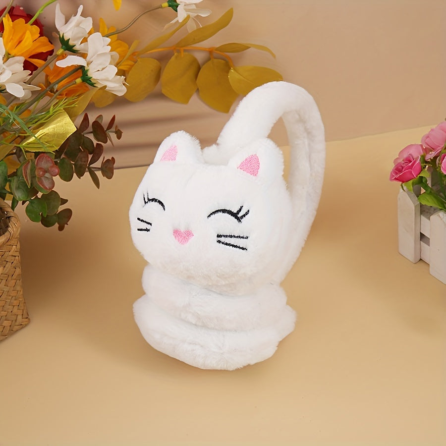 Soft And Cute Cat Ear Warm Hats, Versatile for Autumn And Winter, Washable And Skin-Friendly